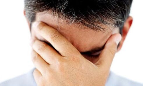 A man thinks about treating prostatitis